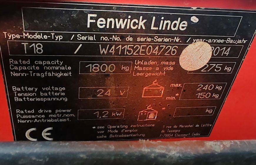 Linde T18 defect &mdash; jazden&aacute; manipulačn&aacute; technika | Booster Lift