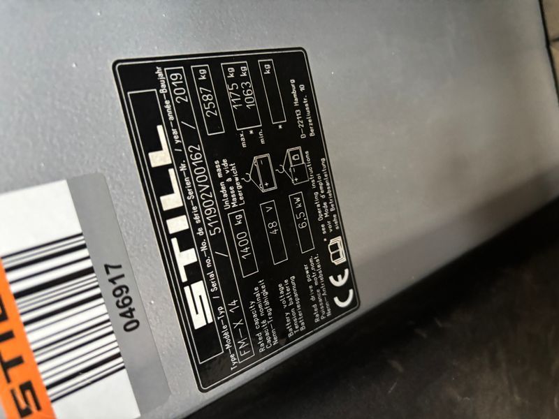 Still FM-X14 &mdash; used warehouse equipment | Booster Lift