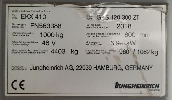 EKX 410 Paket 6 St&uuml;ck &mdash; used warehouse equipment | Booster Lift
