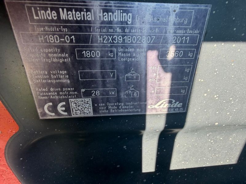 Linde H18D &mdash; used warehouse equipment | Booster Lift