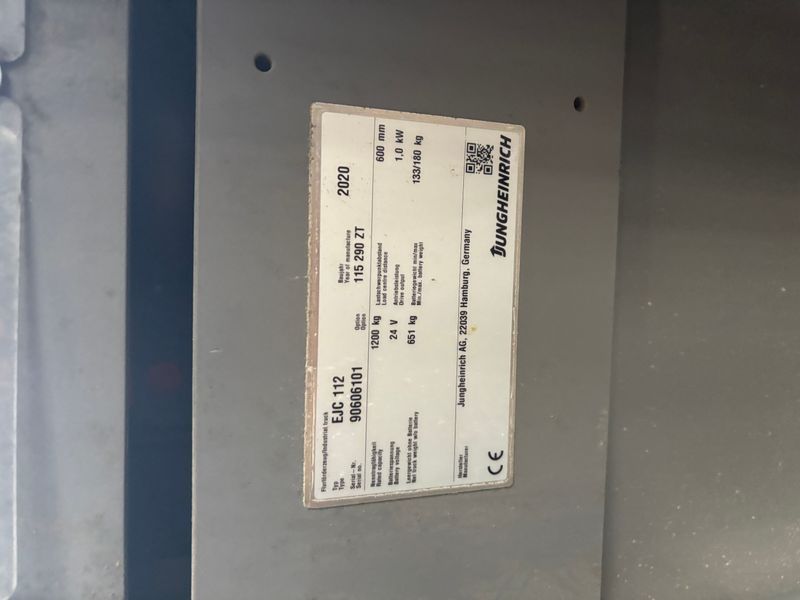 Jungheinrich EJC 112 &mdash; gebrauchte Stapler | Booster Lift