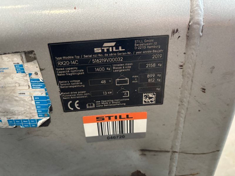 Still RX20-14C Triplex Drive-In &mdash; gebrauchte Stapler | Booster Lift