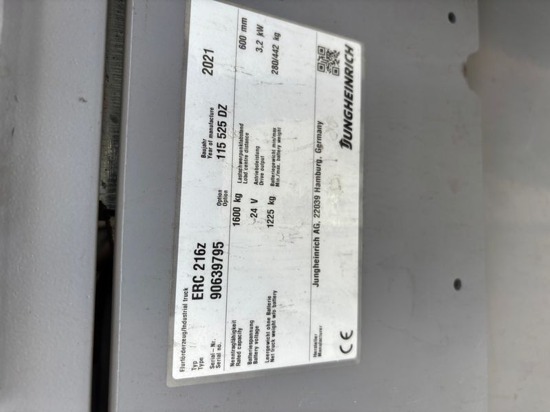 Jungheinrich ERC 216z - 525DZ Triplex Initalhub &mdash; gebrauchte Stapler | Booster Lift