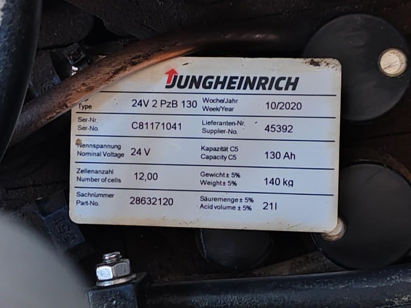 Jungheinrich EJC 110 2.5m/ 2020y &mdash; jazden&aacute; manipulačn&aacute; technika | Booster Lift