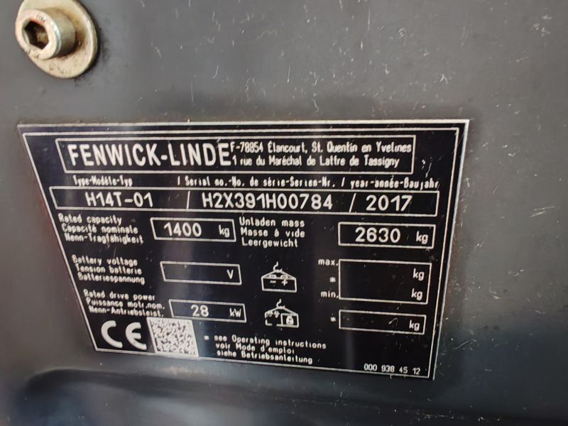 Linde H14T-01 &mdash; used warehouse equipment | Booster Lift