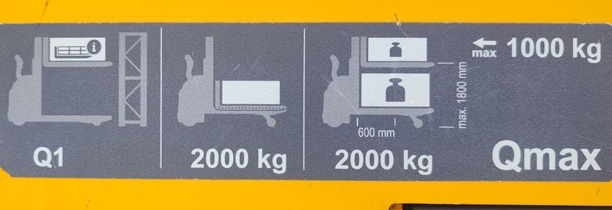 Jungheinrich ERD 220 1.66m/ 1902mh/ 2020y &mdash; used warehouse equipment | Booster Lift