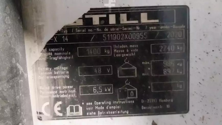 Still FMX14 &mdash; used warehouse equipment | Booster Lift