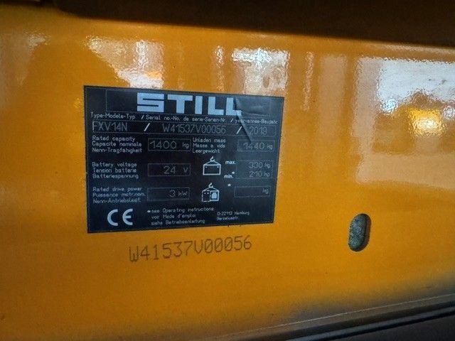 Still FXV14N &mdash; б/у складская техника | Booster Lift