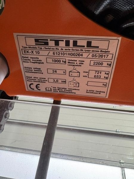 Still EK-X10/980 &mdash; jazden&aacute; manipulačn&aacute; technika | Booster Lift