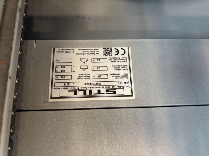 Still EXV 12i &mdash; used warehouse equipment | Booster Lift