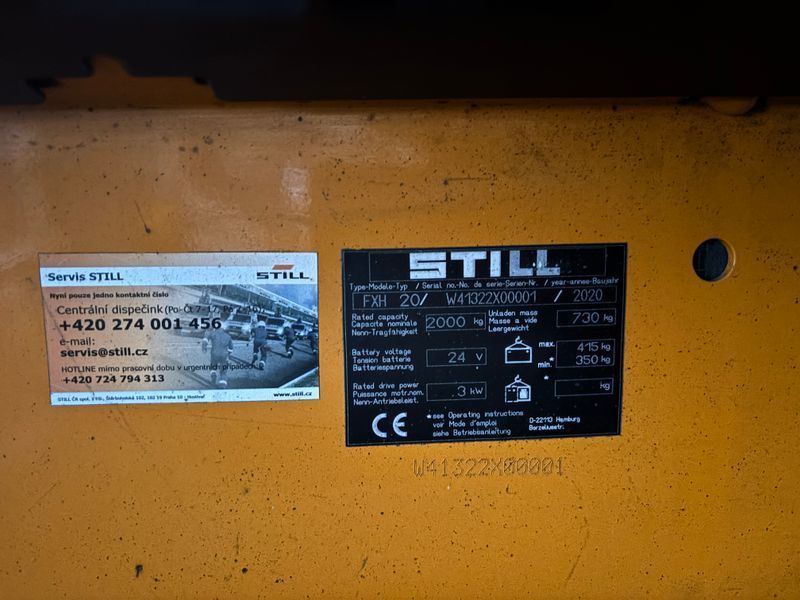 Still FXH-20 //Li-Ion &mdash; jazden&aacute; manipulačn&aacute; technika | Booster Lift